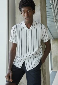 Pier One 2 PACK - Hemd - Black/white -Pier One Verkäufe e9850c2e54ca4eb6b01614842b047075