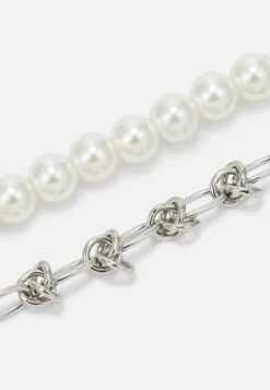 Pier One 2 PACK UNISEX - Halskette - Silver -Pier One Verkäufe f0386c66f33643f9a20dceab9586d469