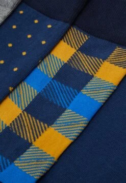 Pier One 5 PACK - Socken - Yellow/dark Blue/grey -Pier One Verkäufe f2680a941418407386211d70ff605fbd