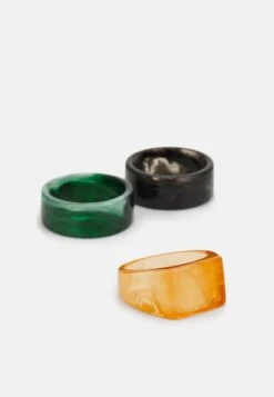 Pier One 3 PACK - Ring - Black/green/orange -Pier One Verkäufe fa3f2614c06648be9f9108cc78d74ab1
