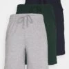 Pier One 3 PACK - Nachtwäsche Hose - Dark Blue /mottled Dark Grey/dark Green -Pier One Verkäufe fbadd663c5594d29a25948737d7d986a